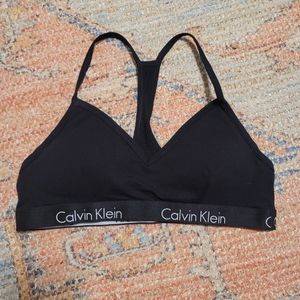 Calvin Klein Motive Cotton Lightly Lined Bralette